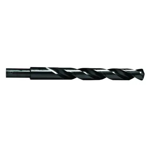 25/64" Black Oxide Drill Bit Reduced Shank Carded