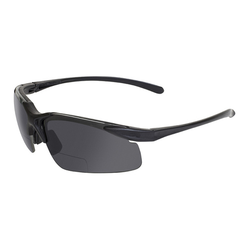 Global Vision Eyewear APEX-1.55M Smoke Lens Bifocal Safety Glasses - 1.55M +1.50 Sunglasses - Apex