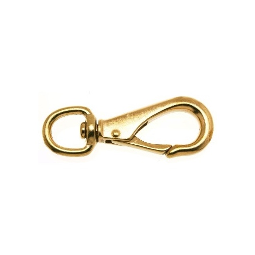 Bronze Rigid Round Eye Bolt Snap 3/4" 249B