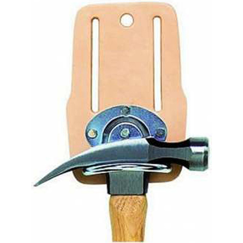 Tool Works Series Hammer Holder, Leather, Tan, 4 in W