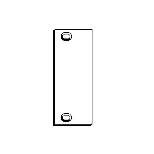 Hinge Filler Plate Prime Coated