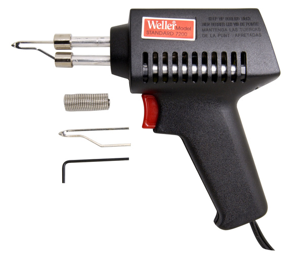 Weller 7200PKS Weller 75 Watts Standard Lightweight Soldering Gun Kit Black