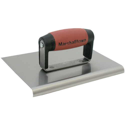 Marshalltown 162SSD DuraSoft Series Hand Edger, 6 in L Blade, 6 in W Blade, Stainless Steel Blade, 1/2 in Lip