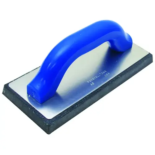 Molded Rubber Float with Aluminum Backing Plate 9" X 4"