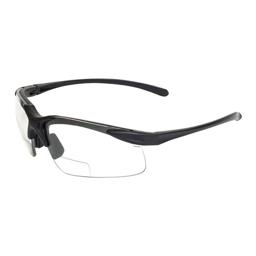 Clear Lens Bifocal Safety Glasses - 2.0CL + 2.0 Power - Apex