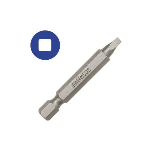 Irwin #2 Square 2" Recess Power Bit - pack of 10