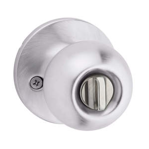 Regina Privacy Knob, Satin Chrome