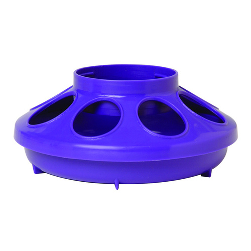 Little Giant 806PURPLE Plastic Feeder Base 1 Qt - Purple