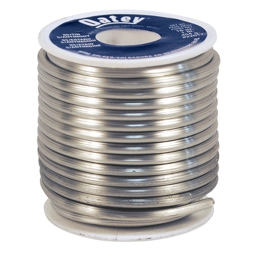 Oatey 22018 Plumbing Wire Solder, 1 lb, Solid, Silver, 450 to 464 deg F Melting Point