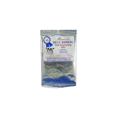 Blue Ribbon Calf Electrolyte Gel 4-oz Packet - pack of 12