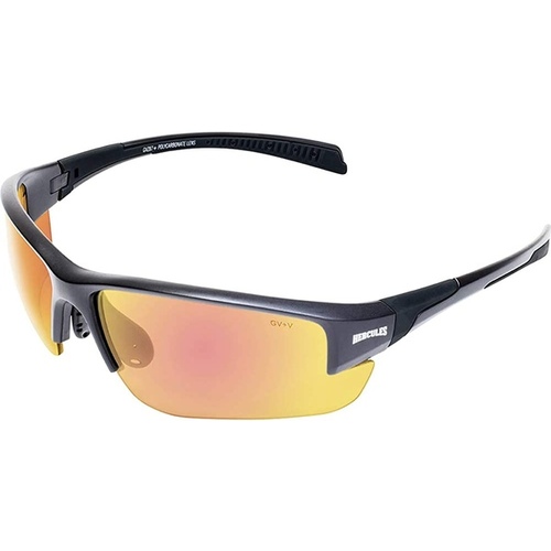 Blue Lense G-Tech Safety Glasses - Hercules 7 GT Red