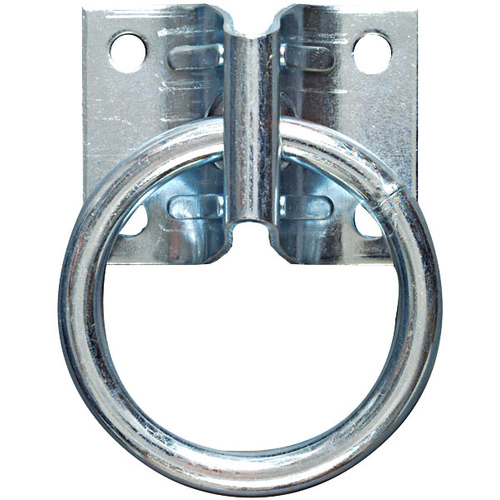 2060BC Series 220616 Hitch Ring, 400 lb Working Load, 2 in ID Dia Ring, Steel, Zinc - pack of 10