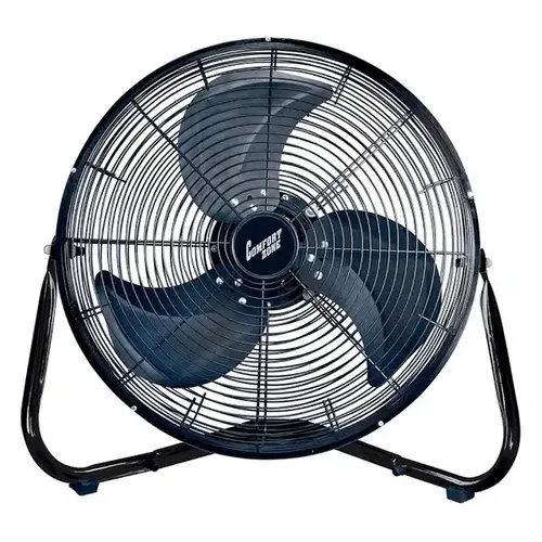 Grip Tight Tools CFHV18B Floor Fan 18" 3-Speed High Velocity - Black