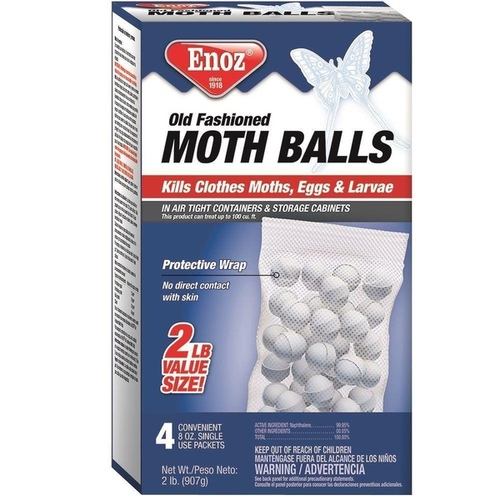 Enoz E62.12-XCP12 Moth Balls Old Fashioned 32 oz - pack of 12