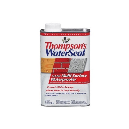 Thompson's Waterseal TH.024104-14 Multi-Surface Waterproofer Clear Water-Based 1 qt Clear