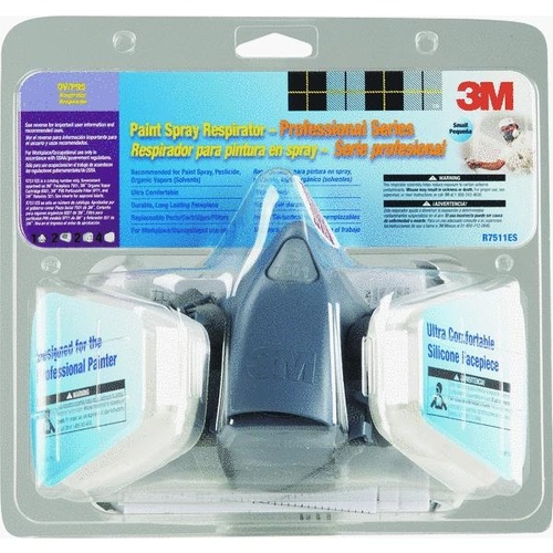 TEKK Protection Professional Paint Spray Respirator, M Mask, P95 Filter Class, Dual Cartridge