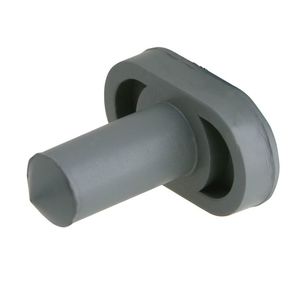 Door Silencer For Wood Frame, Bag of 100 Gray Finish