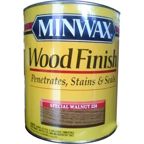 Wood Finish 4444 Wood Stain, Special Walnut, Liquid, 0.5 pt, Can - pack of 4