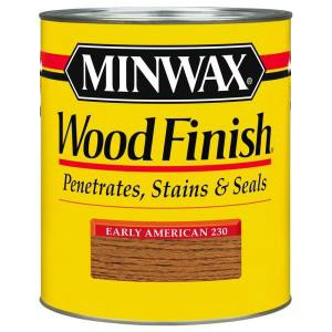 Minwax 223004444 Wood Finish 4444 Wood Stain, Early American, Liquid, 0.5 pt, Can