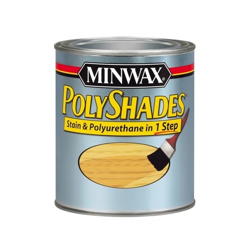 PolyShades Wood Stain and Polyurethane, Gloss, Olde Maple, Liquid, 1 qt, Can