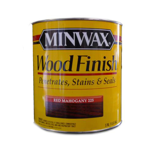 Wood Finish 4444 Wood Stain, Red Mahogany, Liquid, 0.5 pt, Can