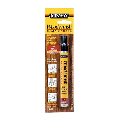 Wood Finish Stain Marker, Red Mahogany, Liquid, 0.33 oz