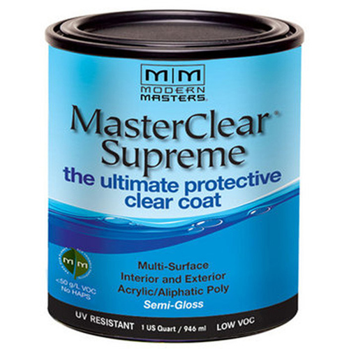 Protective Coating MasterClear Supreme Semi-Gloss Clear Water-Based 1 gal Clear