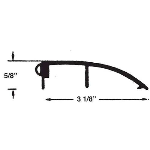 Aluminum Bumper Threshold 36"