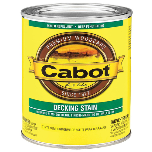 Cabot 1406 1400 Series 140.000.005 Exterior Stain, Semi-Solid, Neutral Base, Liquid, 1 qt