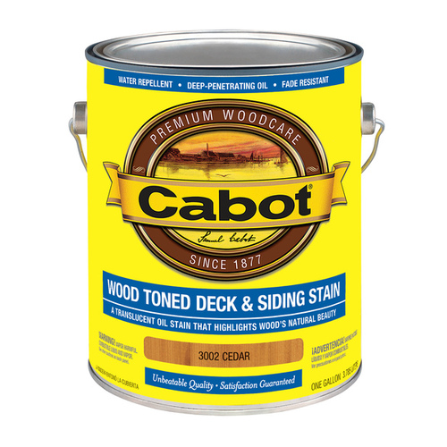 3000 Series 140.000.007 Deck and Siding Stain, Cedar, Liquid, 1 gal - pack of 4