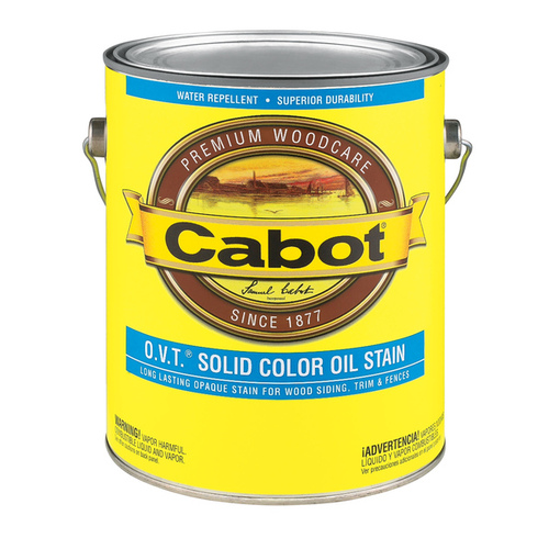 Cabot 140.0006507.007-XCP4 O.V.T. 140.000.007 Oil Stain, Flat, Deep Base, Liquid, 1 gal - pack of 4