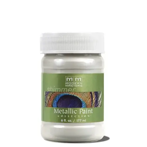 Metallic Paint Shimmer Satin Pearl White 1 qt Pearl White