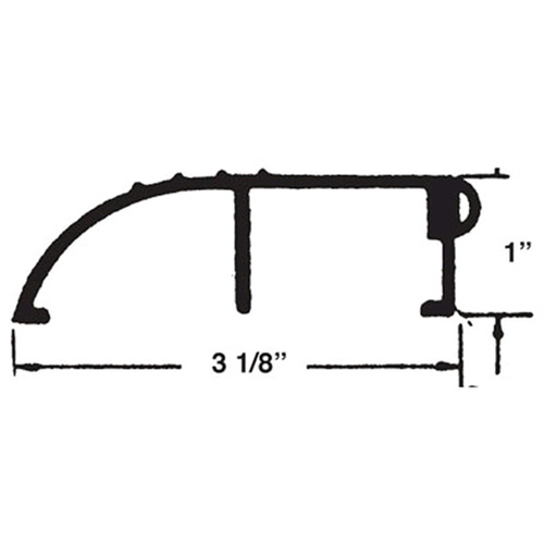 Aluminum Bumper Threshold 36" Hi CLearance For Rug