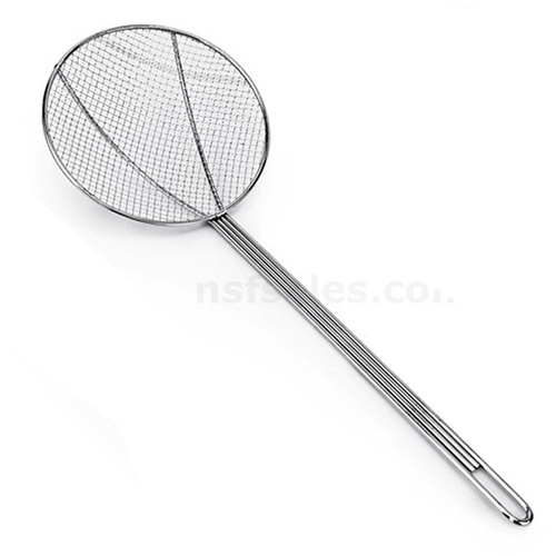 METAL FUSION WKA2 King Cooker 20" Heavy Duty Nickel Plated Wire Mesh Skimmer with 6" Bowl