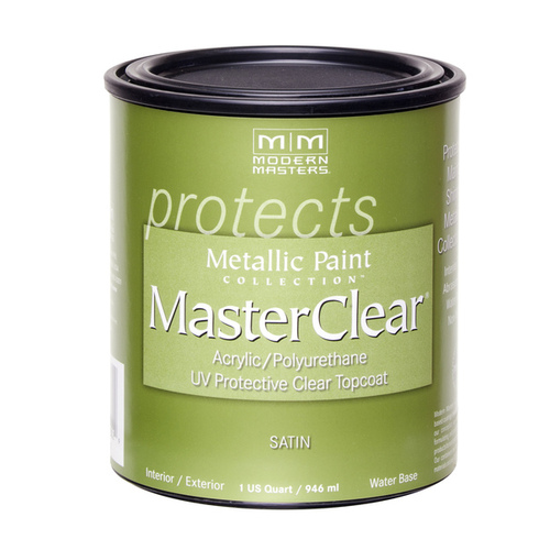 Protective Coating MasterClear Satin Clear Water-Based 1 qt Clear