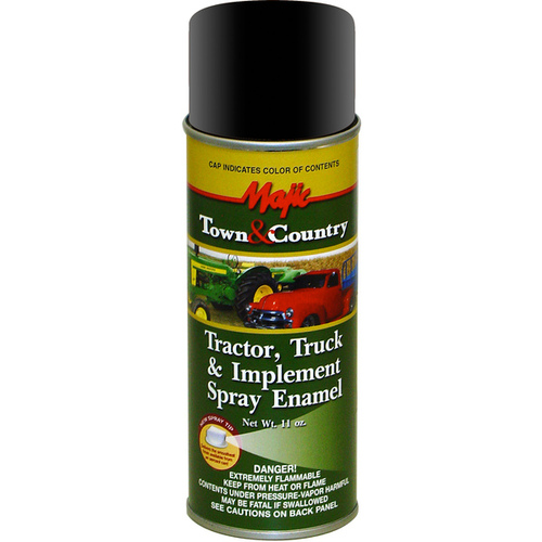 Majic Town & Country Tractor, Truck & Implement Spray Enamel - Gloss Black