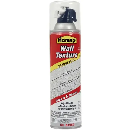 Aerosol Wall Texture, Oil-Based Orange Peel, 25oz White