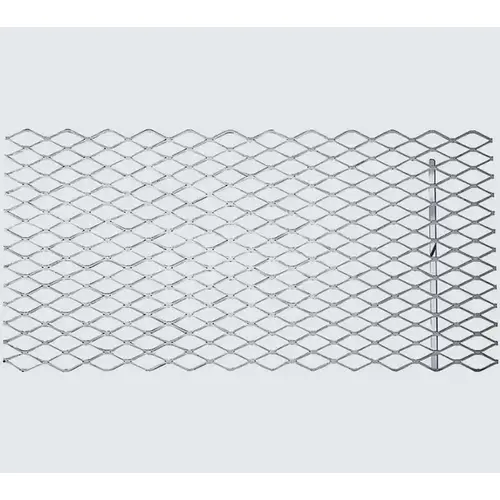 4075BC 24" x 12" Expanded Steel 3/4" Grid 13 Gauge in Plain Steel Plain Steel Finish - pack of 3