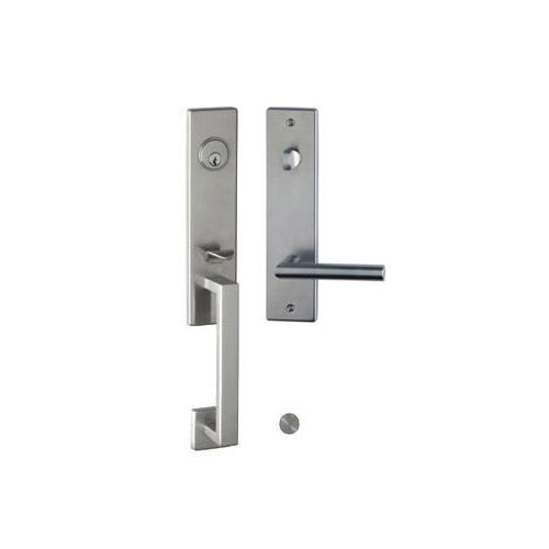 Urban with Stainless 12 Lever Panic Proof Handleset with 2-1/2" Backset Satin Stainless Steel Finish