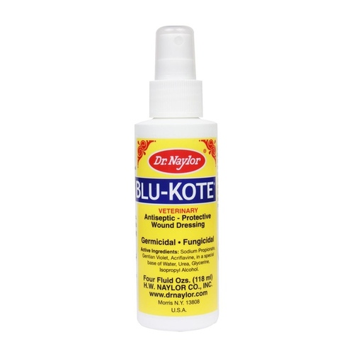 H W NAYLOR BKP Blu-Kote Vetinary Antiseptic, 4-oz. Pump