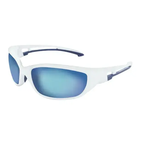 Global Vision Eyewear 27532019 Polarized Blue G-Tech Safety Glasses - Seaside WHT GTB