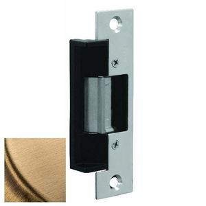 1 Faceplate for V3 Strike Satin Brass Finish
