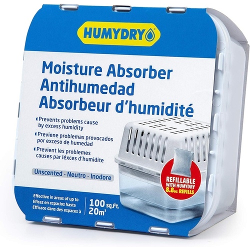 Humydry USA250AC6 Moisture Absorber Refill, 8.8 oz, Granular, Neutral