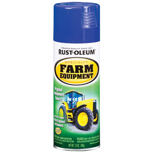 7424830 Farm Equipment Spray Paint, Gloss, Ford Blue, 12 oz, Aerosol Can - pack of 6