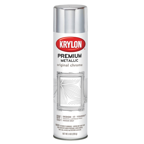 KRYLON K01010A Metallic Spray Paint Premium Original Chrome 8 oz Original Chrome