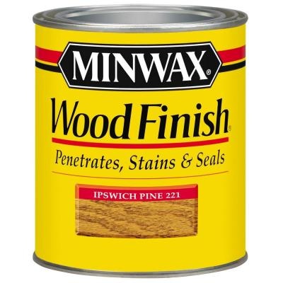 Minwax 222104444 Wood Finish 4444 Wood Stain, Ipswich Pine, Liquid, 0.5 pt, Can