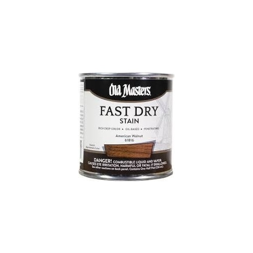 Old Masters 61804 Old Master Fast Dry Stain - American Walnut - Quart