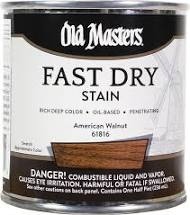 Old Masters 61804 Old Master Fast Dry Stain - American Walnut - Quart