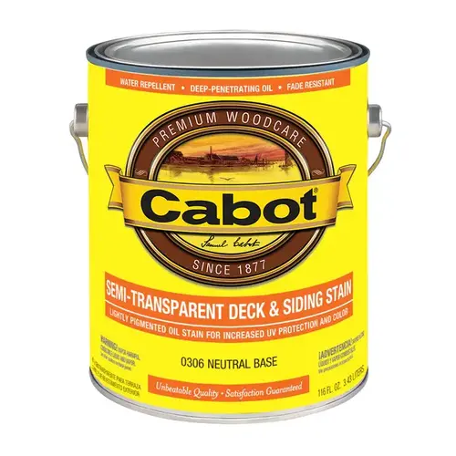 Cabot Semi-Transparent Deck & Siding Stain 1G