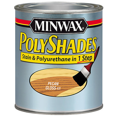 Gloss Pecan Polyshades Wood Stain, Qt.